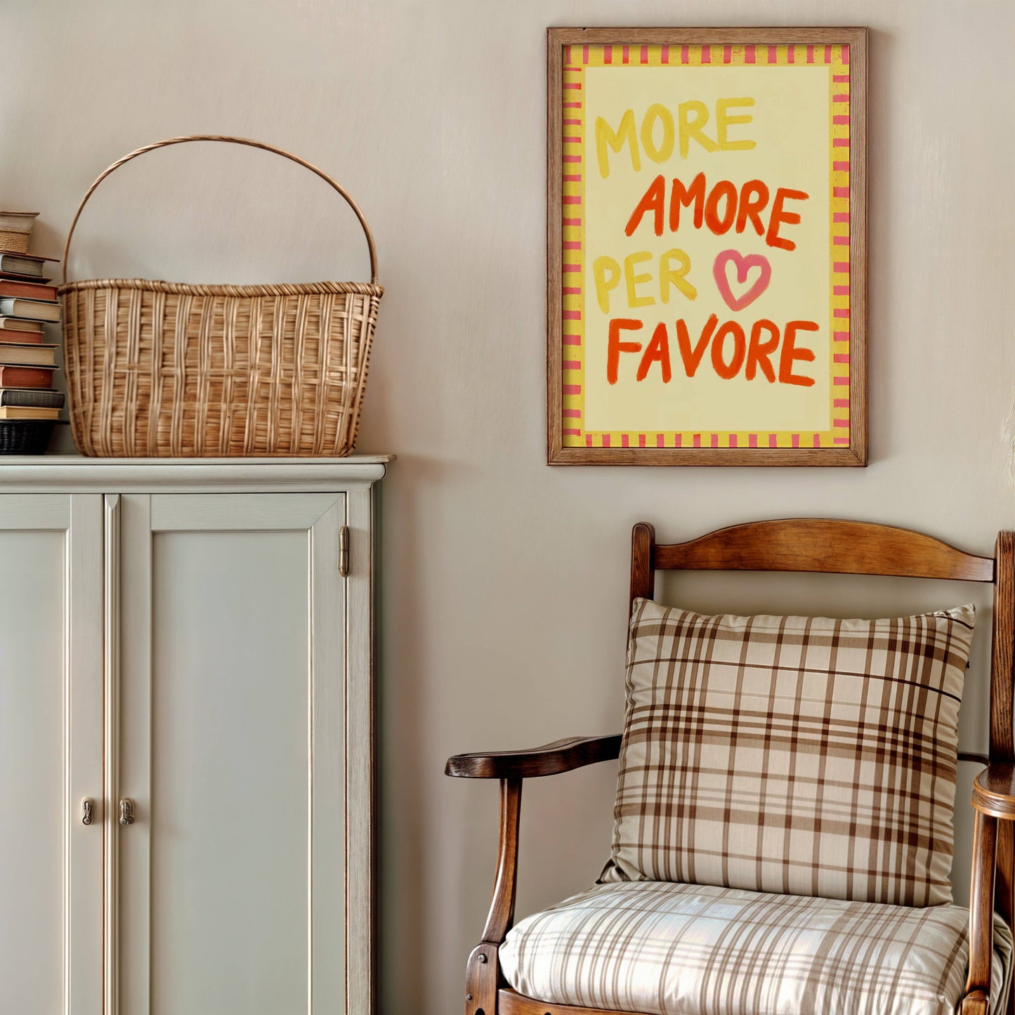 "MORE AMORE PER FAVORE" - A5 - Kunsttrykk