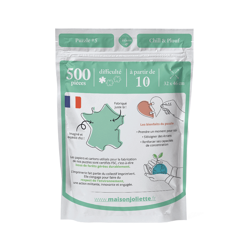 Chill & Plouf - puslespill - 500 brikker