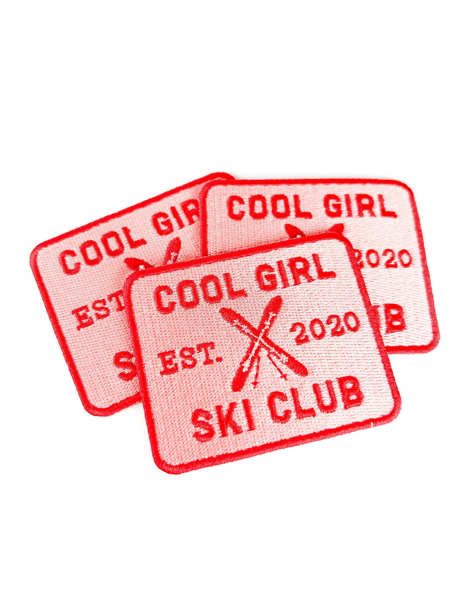 Cool Girl Ski Club Brodert Strykemerke