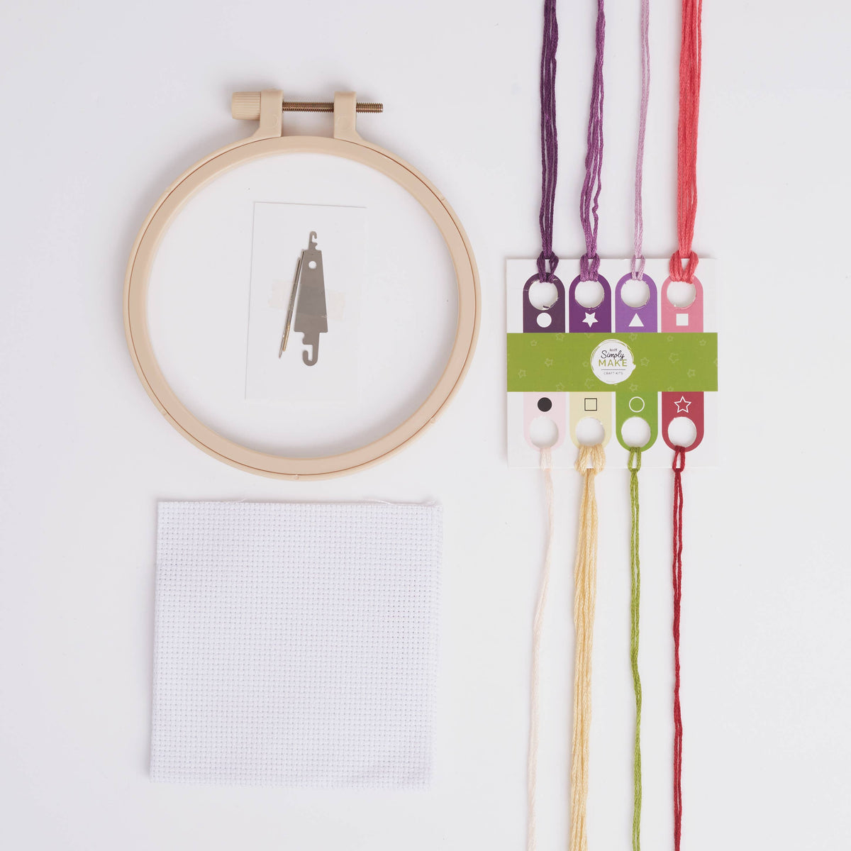 Fiken - Korssting Broderisett