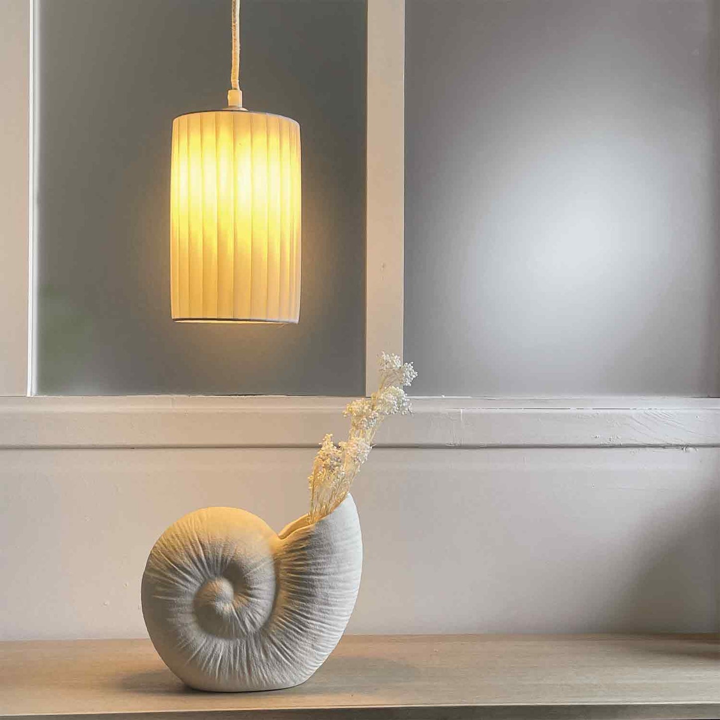 Khaki Skjell Vase