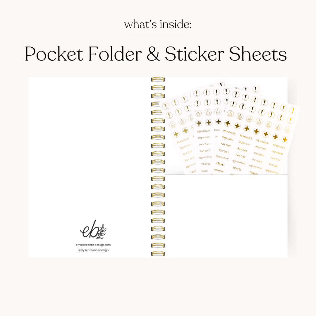 Spring Garden Udatert Kalenderbok