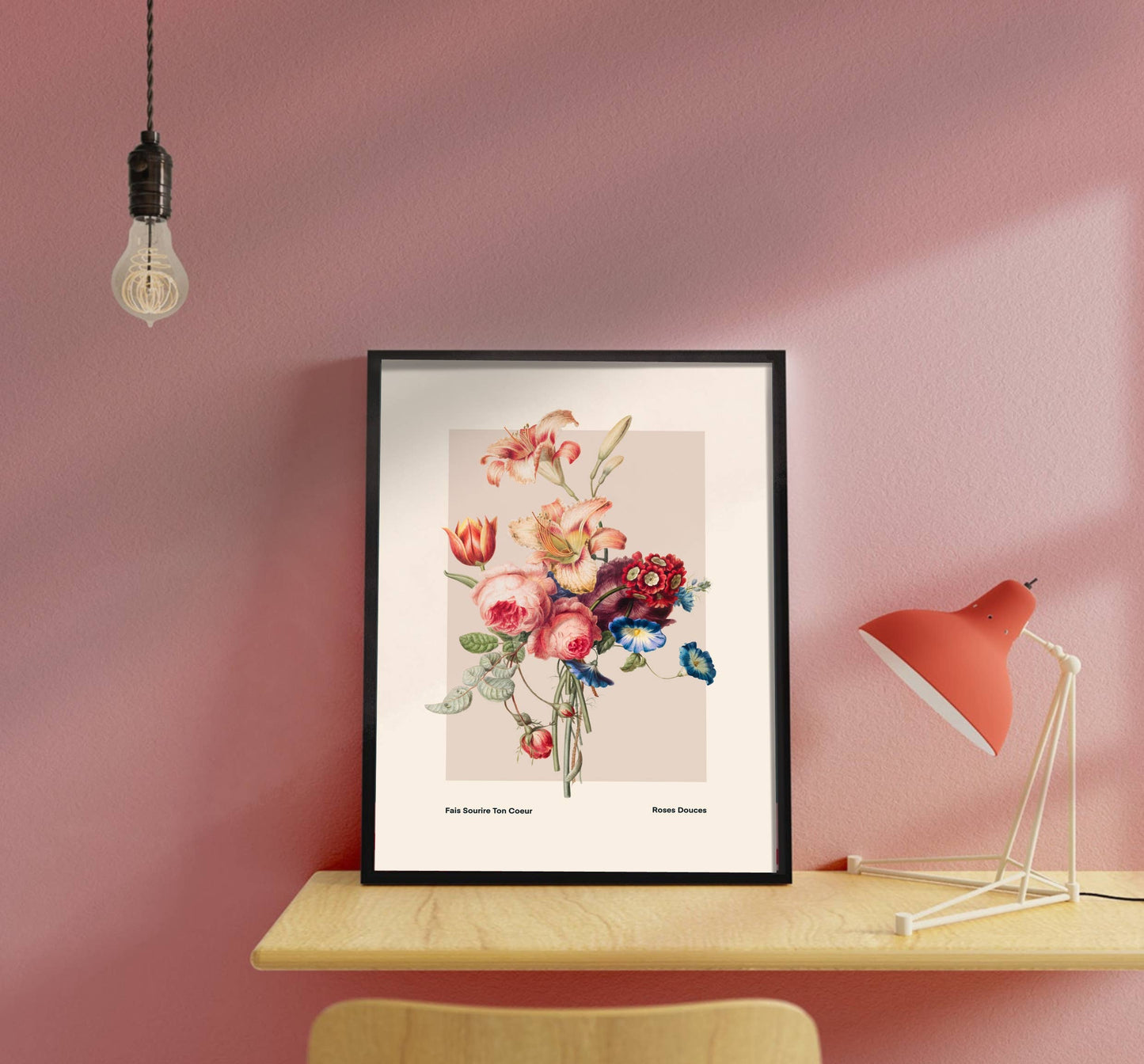 Vintage Flower - Kunsttrykk - A5