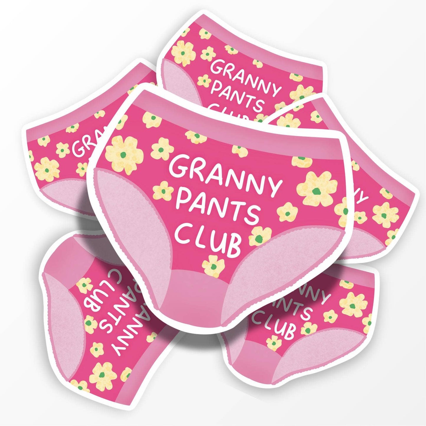 Granny Pants Club Klistremerke