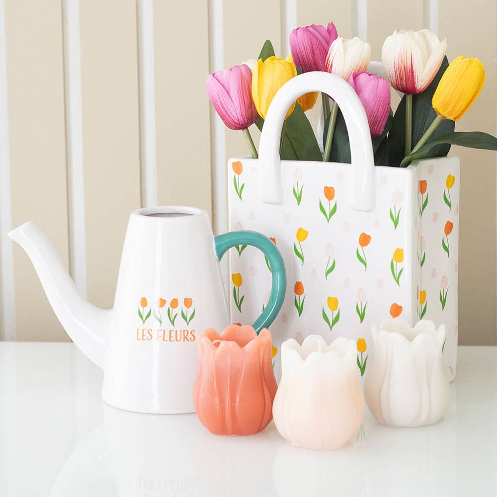 Veske Med Tulipaner - Vase
