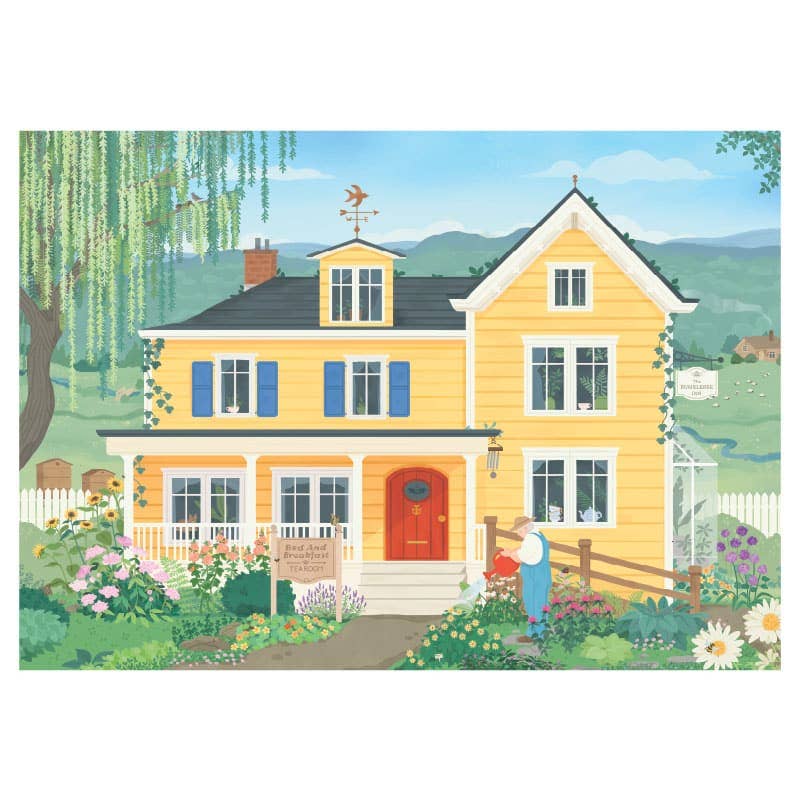 Bumblebee Gardens – Puslespill – 1000 Brikker