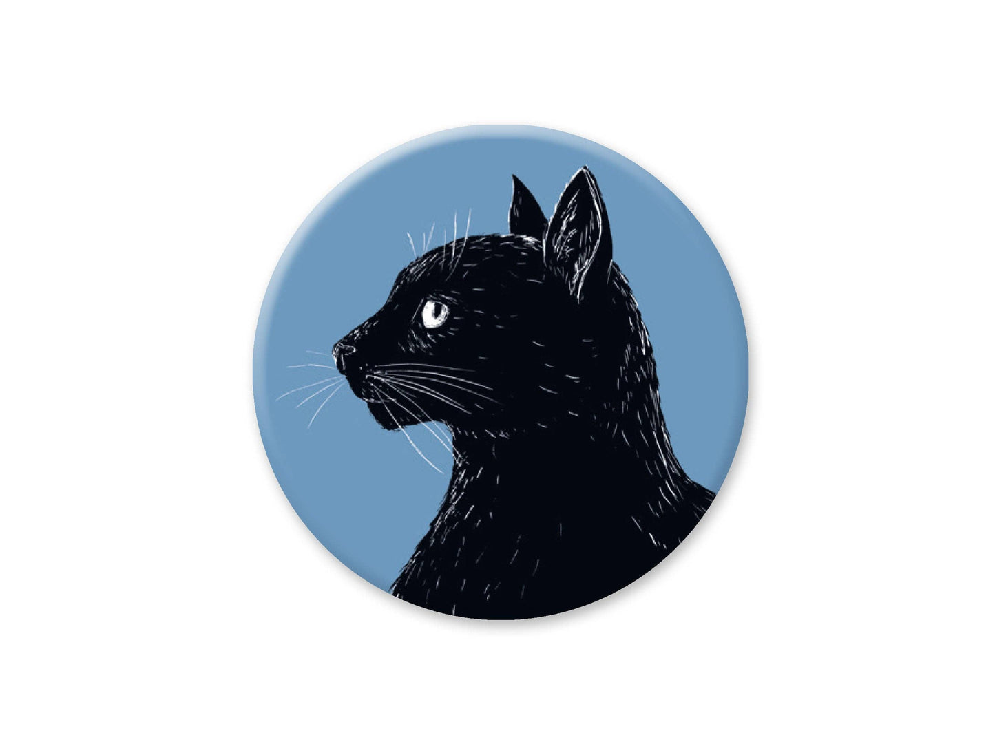 Magnet Katt Blå