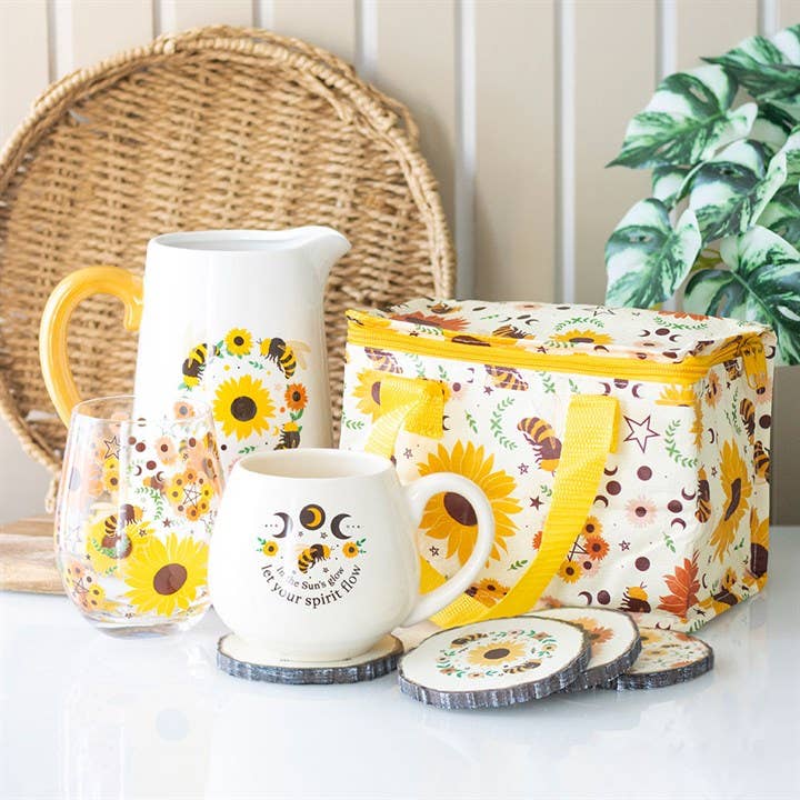 Blomstervase Med Blomster & Bier