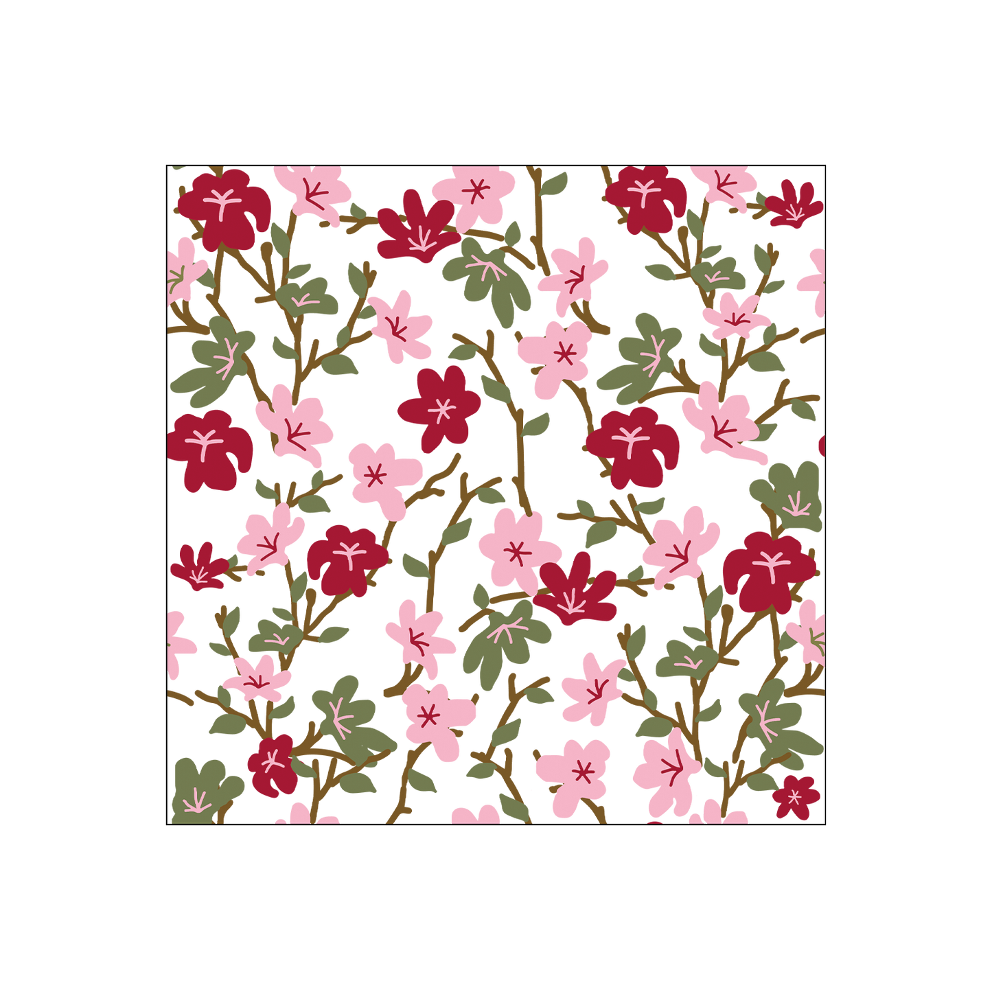 Blomstrete Servietter