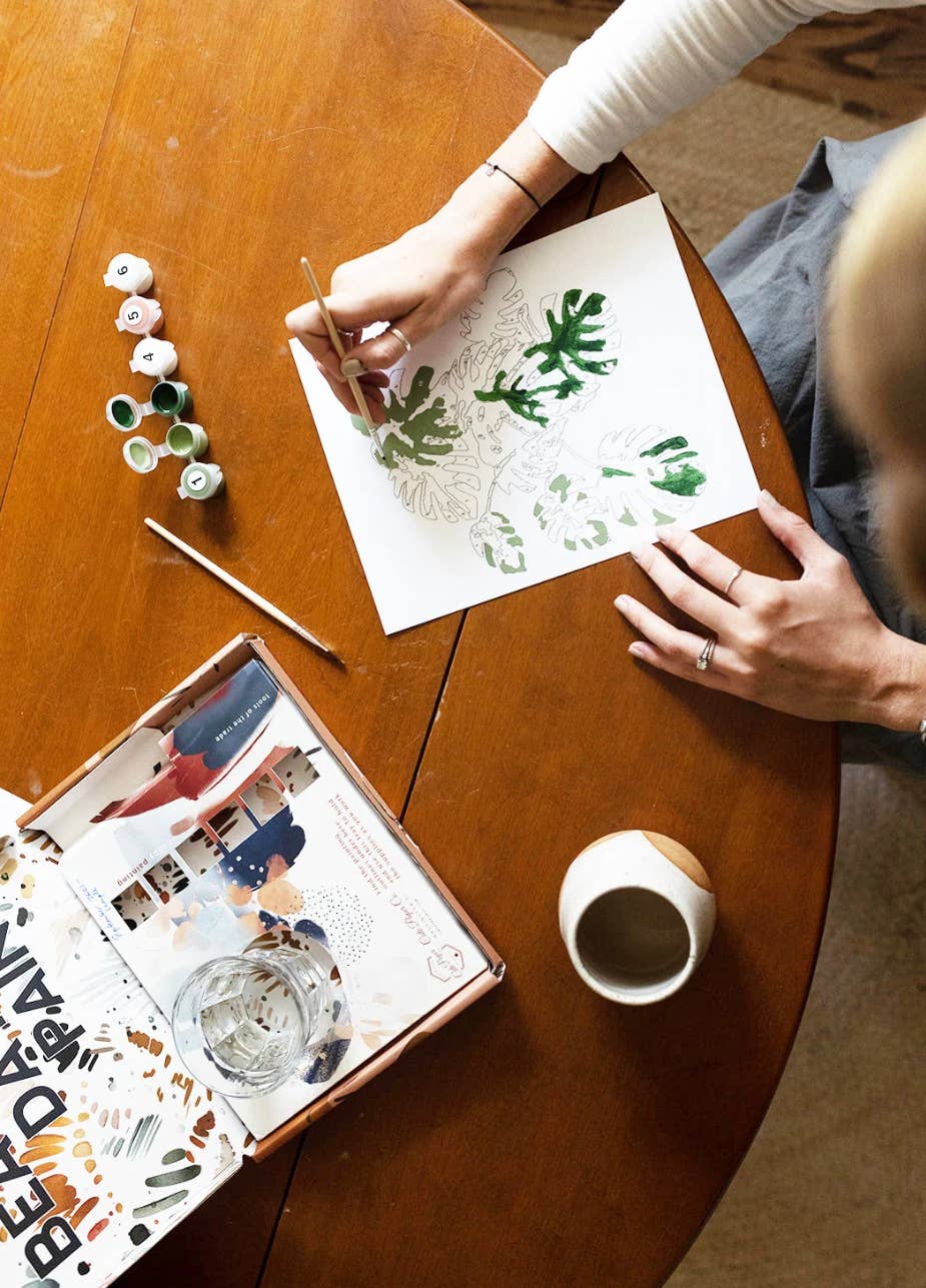 Field of Daisies Paint-By-Numbers Sett