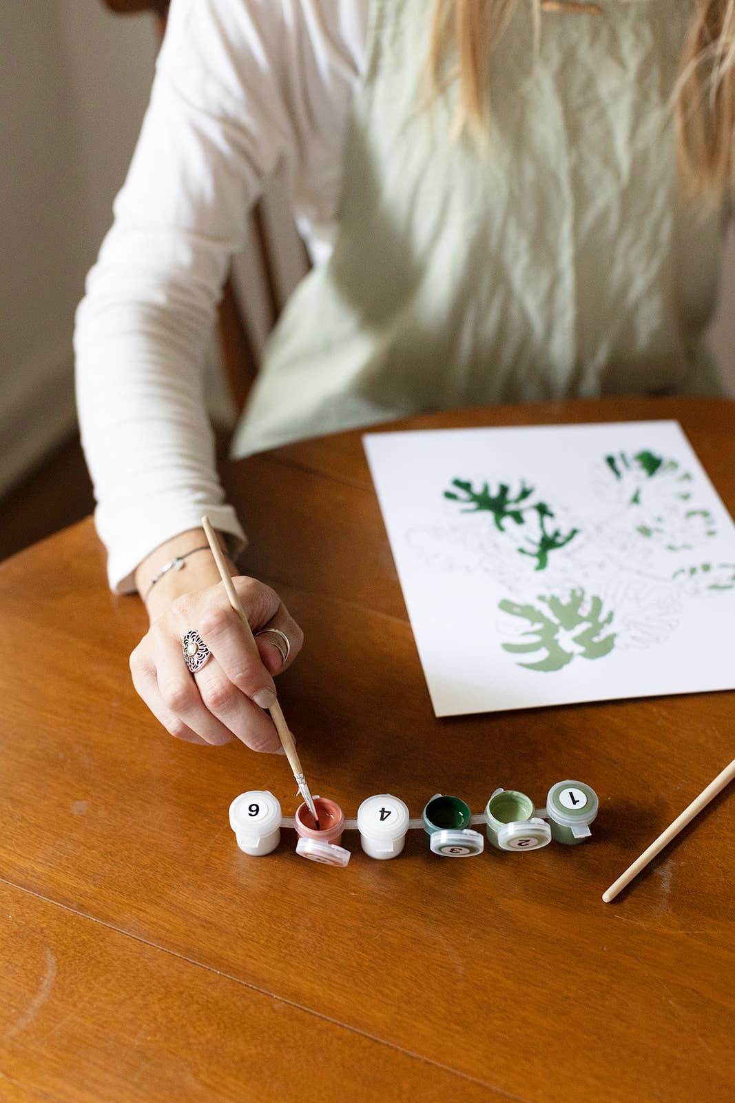 Paint-By-Numbers Sett - Red, White, & Bloom