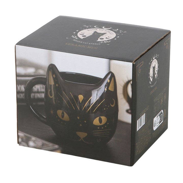 Svart Katt Kaffekopp