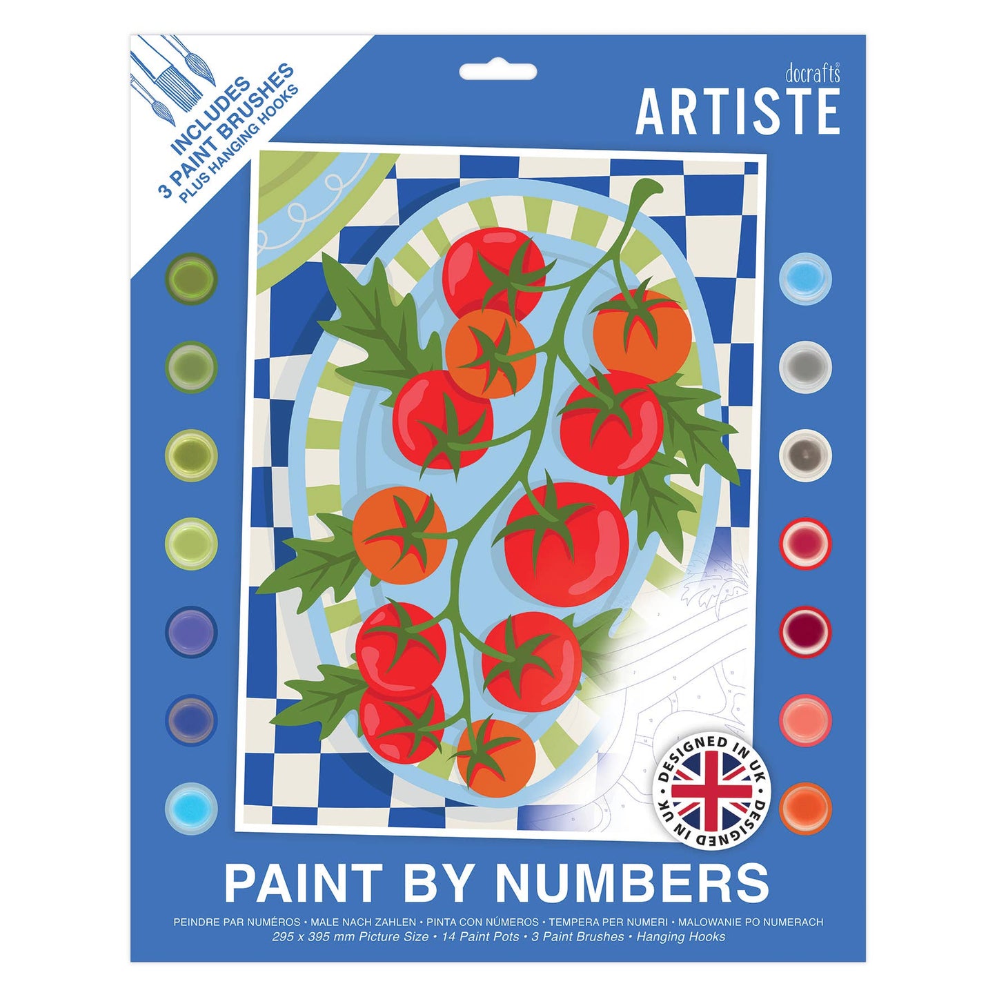 Tomater - Paint by Number - 39,5 x 29,5cm