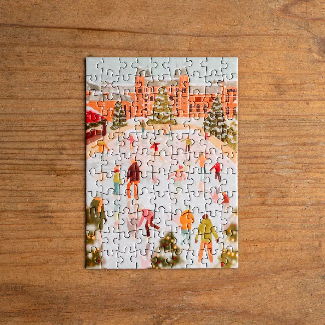 Ice Skating - Mini puslespill - 99 brikker