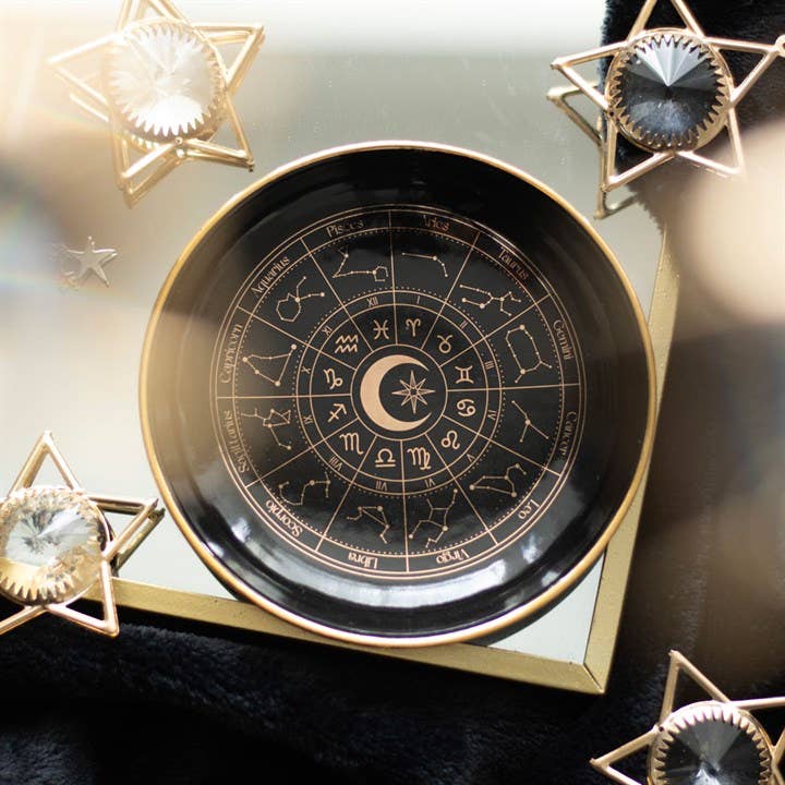Svart Astrologi Smykkefat