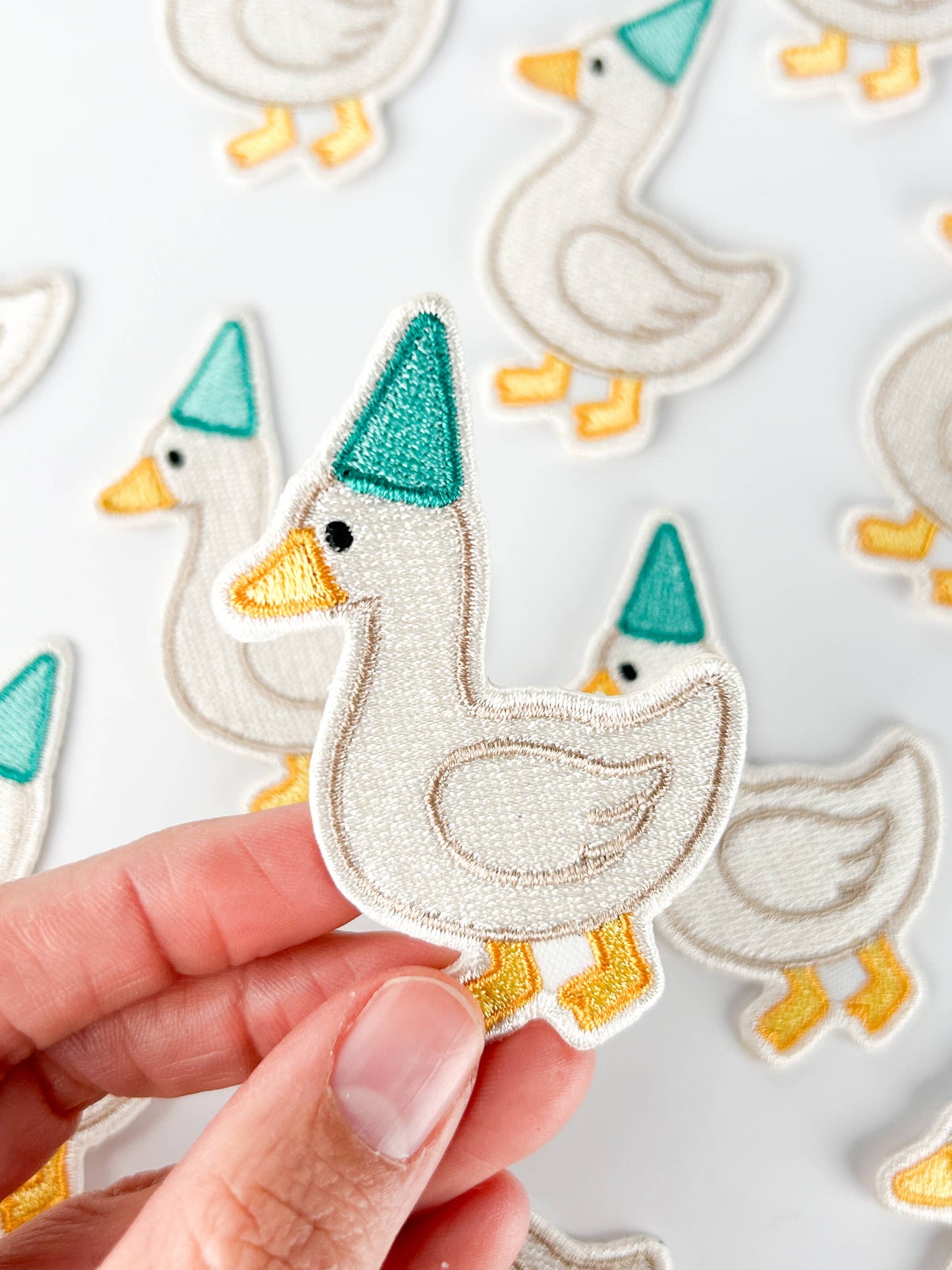 Silly Goose Brodert Strykemerke