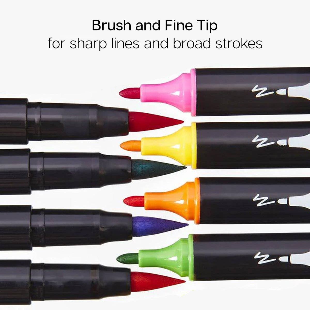 PRO Twin-Tip™ Brush Pens - 48 Farger