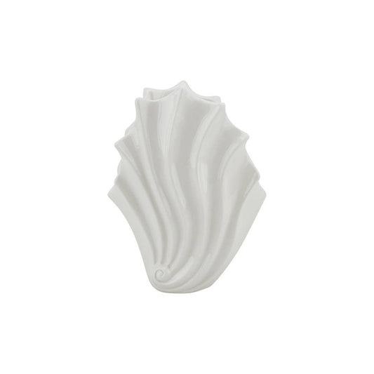 Hvit Skjell Vase