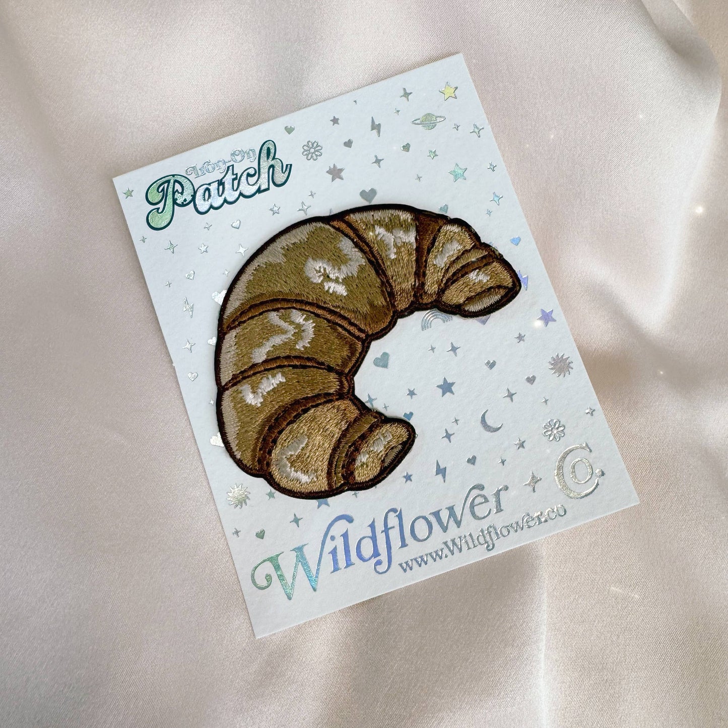 Croissant Brodert Strykemerke