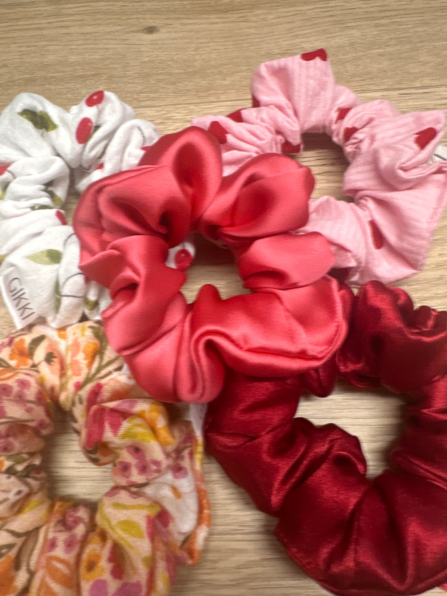 Valentines hårstrikk-pakke