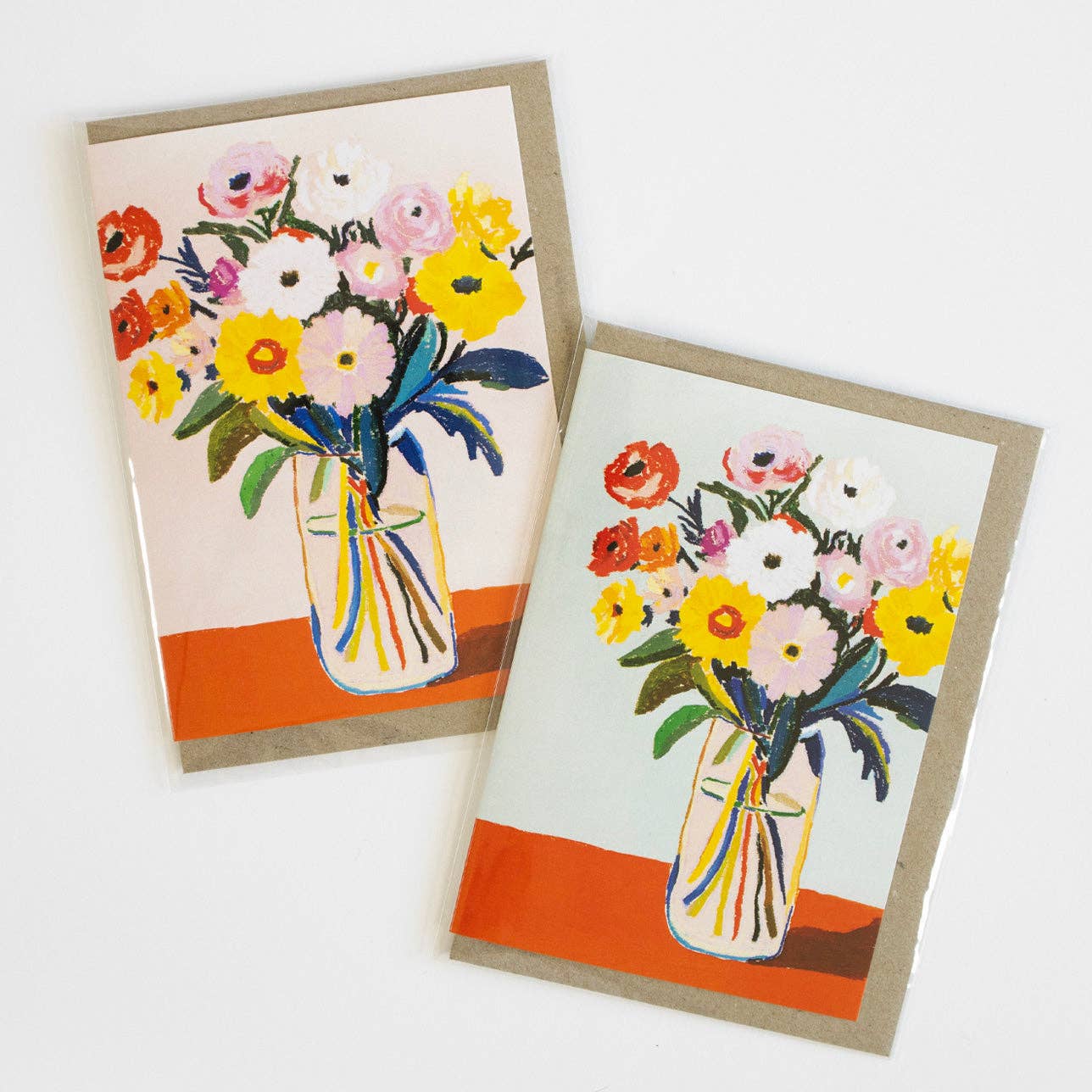 Blomsterbukett Kort