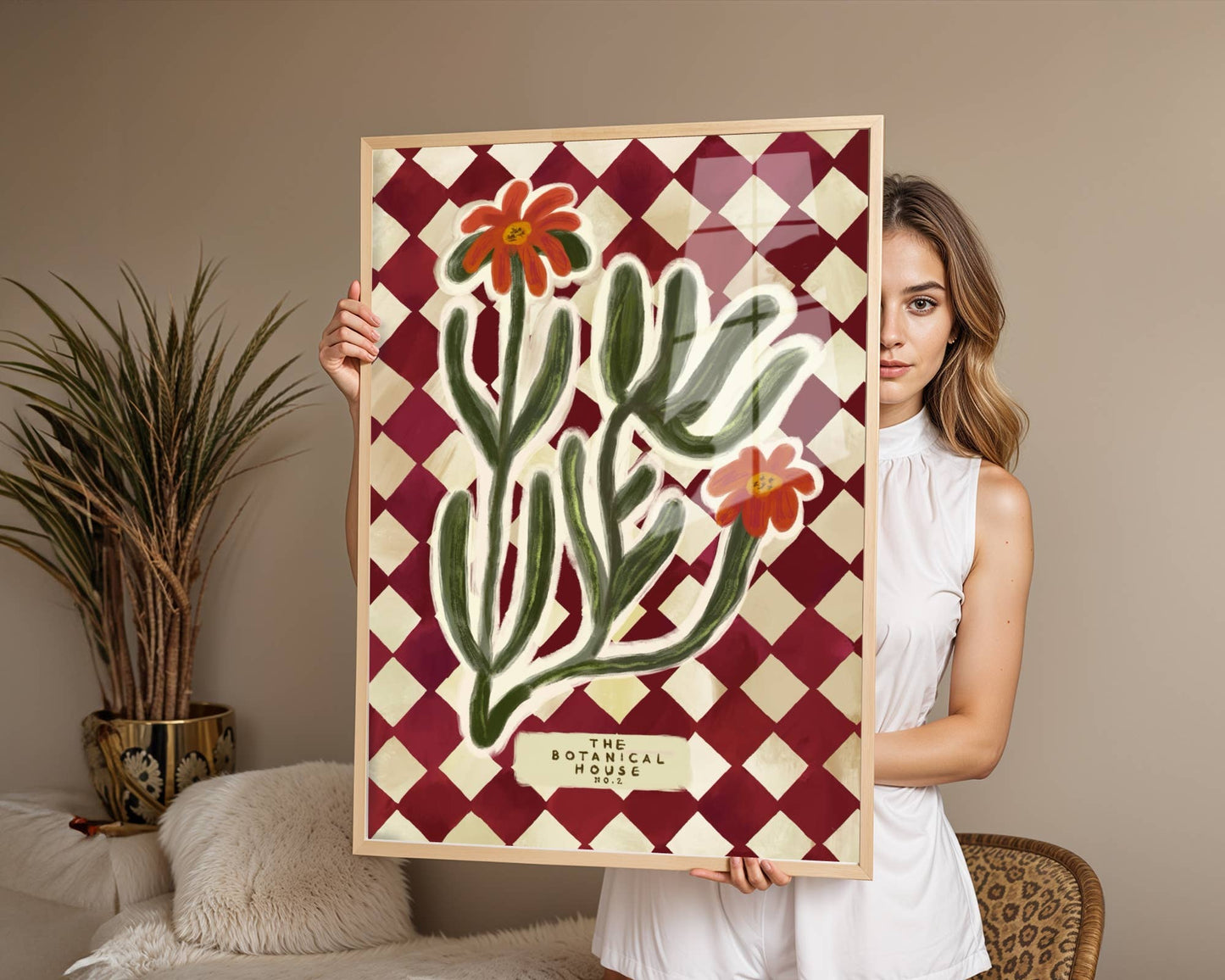Wine Botanical - Kunsttrykk - A5