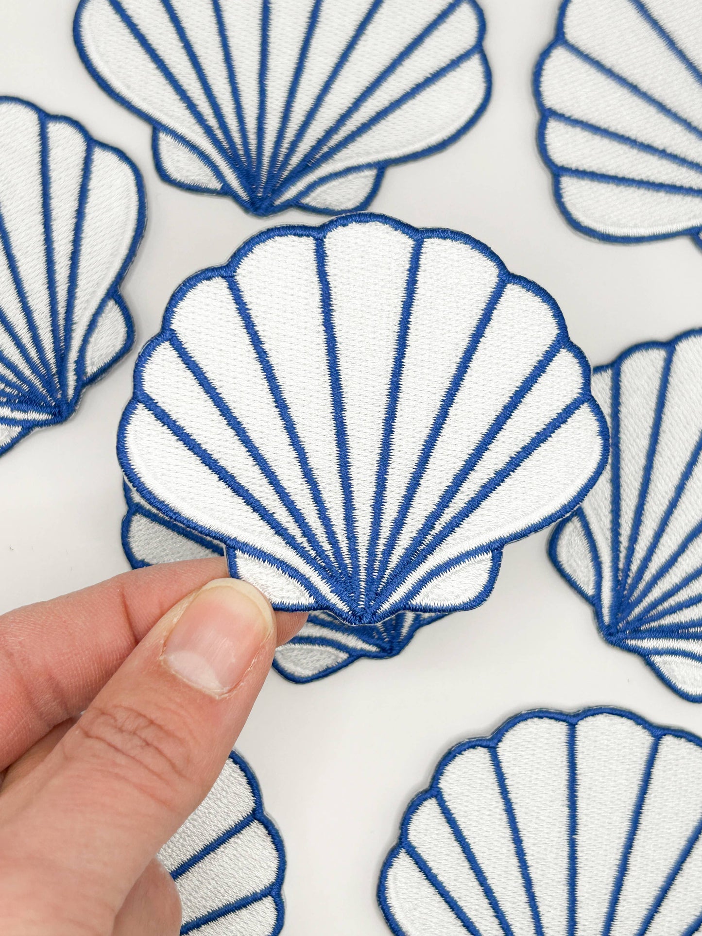Skjell Brodert Strykemerke