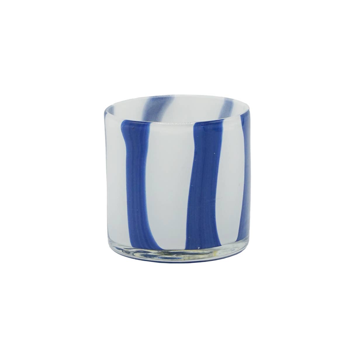 Stripet Munnblåst Lysholder