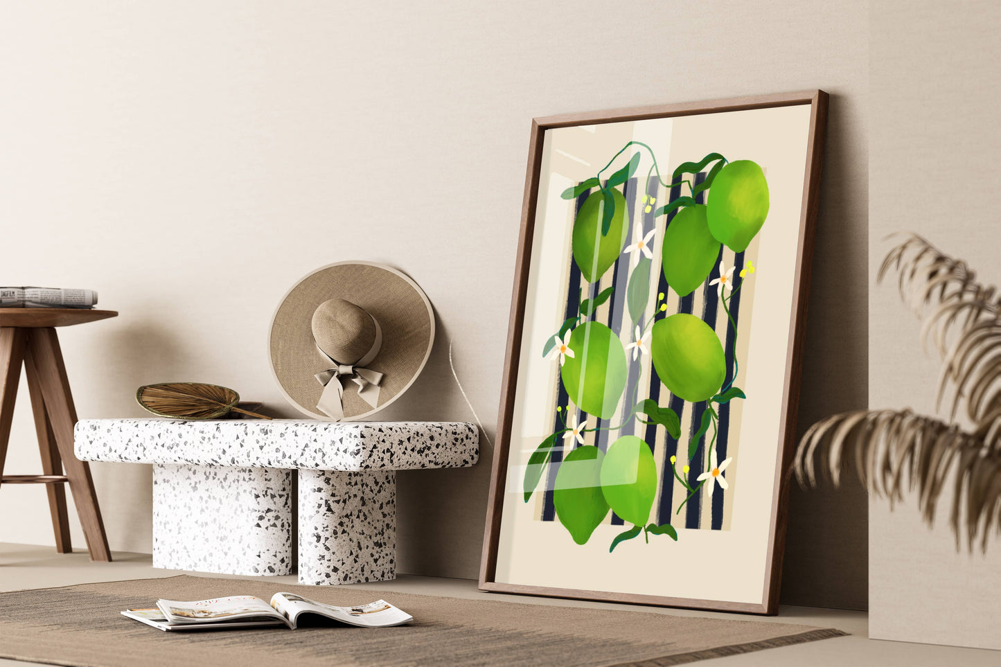 Lime Frukmarked - Kunsttrykk - A3