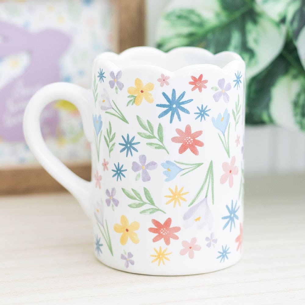 Blomstrete Kaffekopp