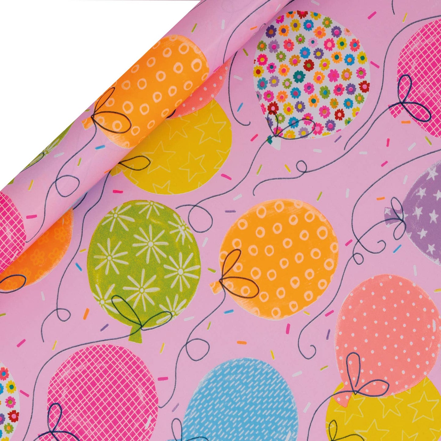 Gavepapir 4m Store Ballonger