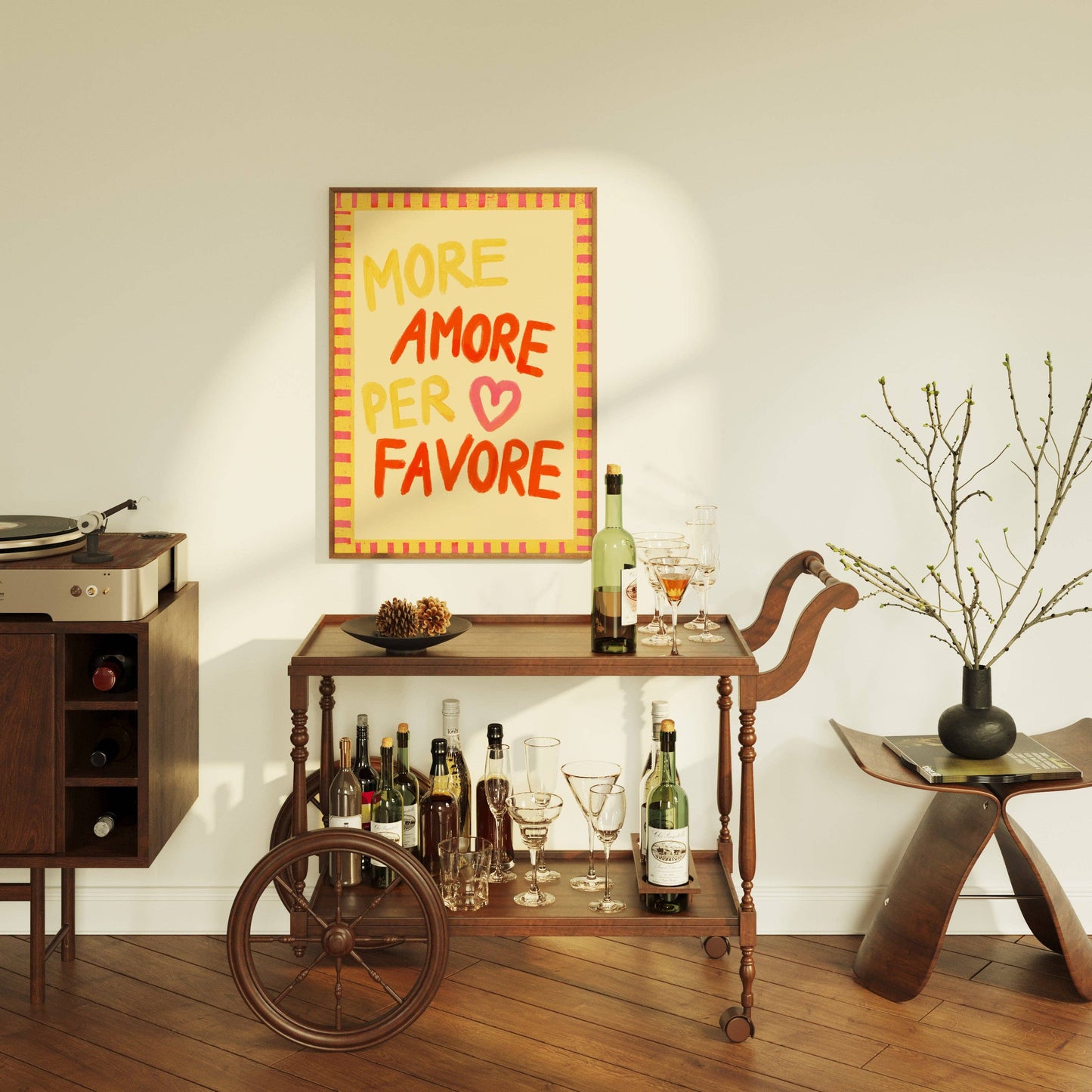 "MORE AMORE PER FAVORE" - A5 - Kunsttrykk