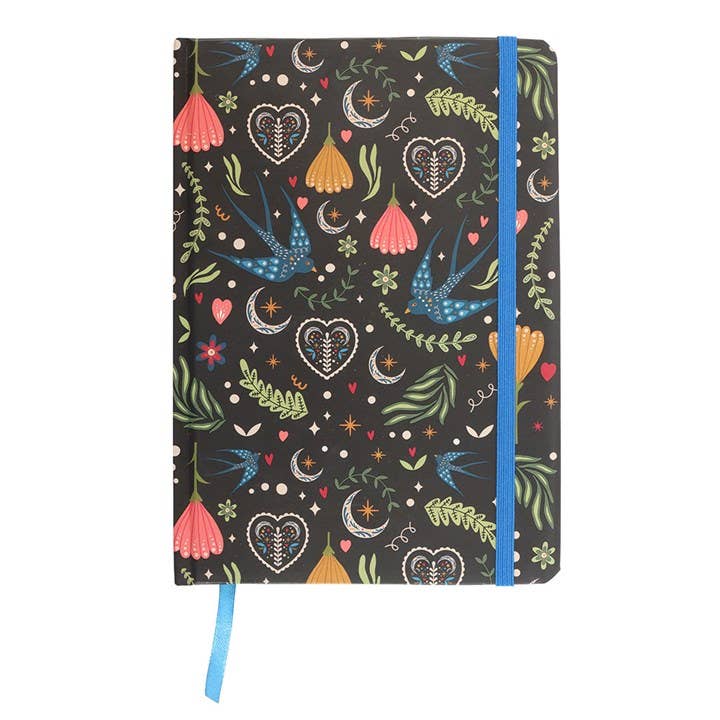 Midnight Bloom A5 Notatbok