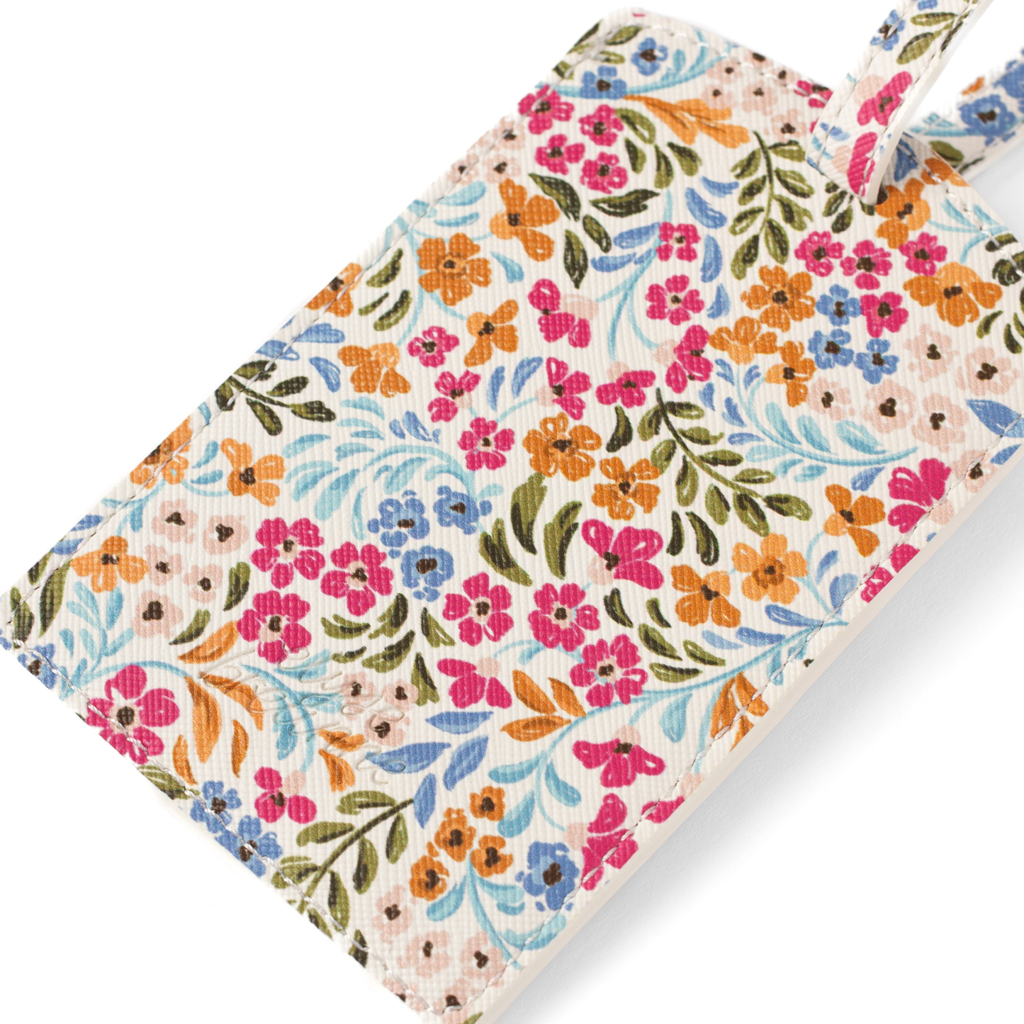 Floral Filigree Bagasjelapp