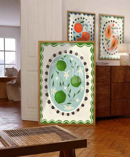 Lime - Kunsttrykk - A3