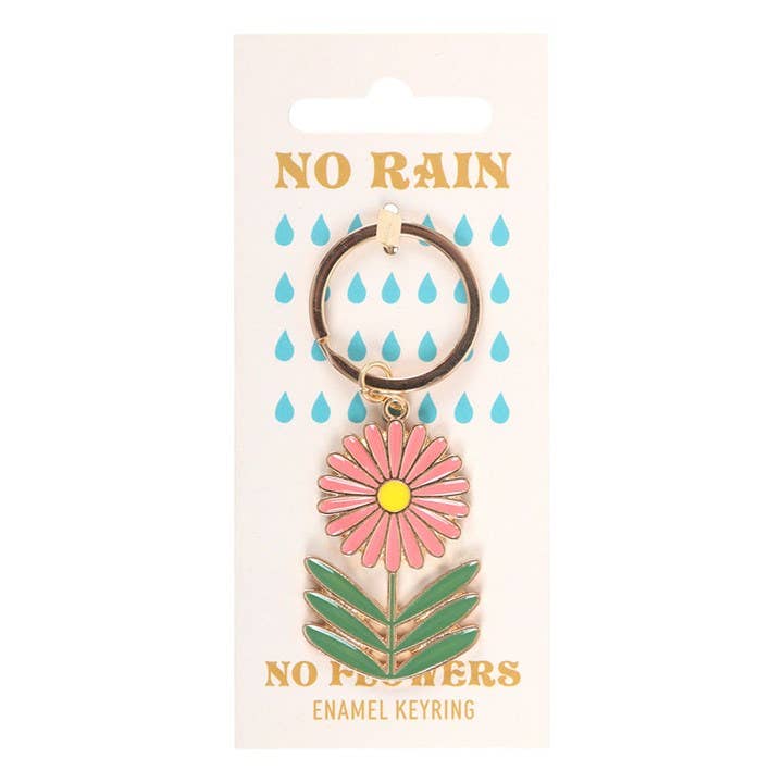 No Rain, No Flowers Nøkkelring
