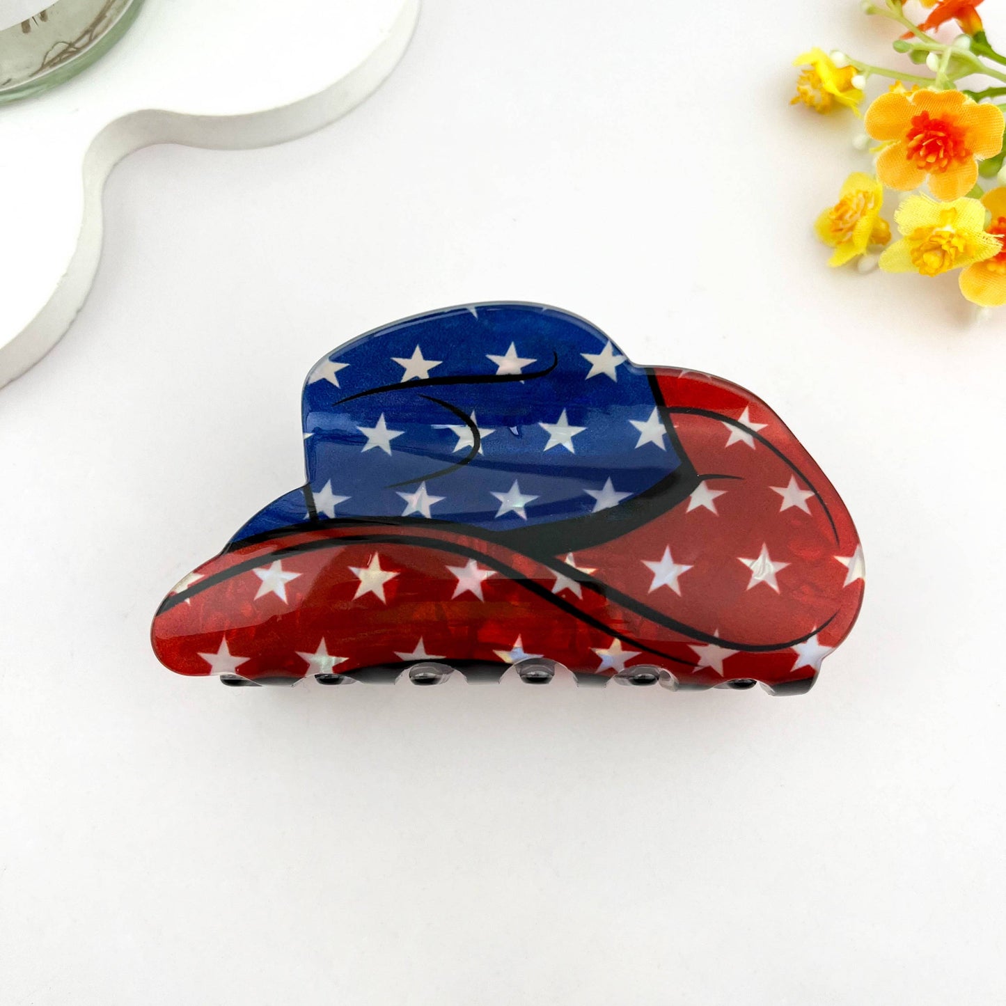 Cowboyhatt Hårklype