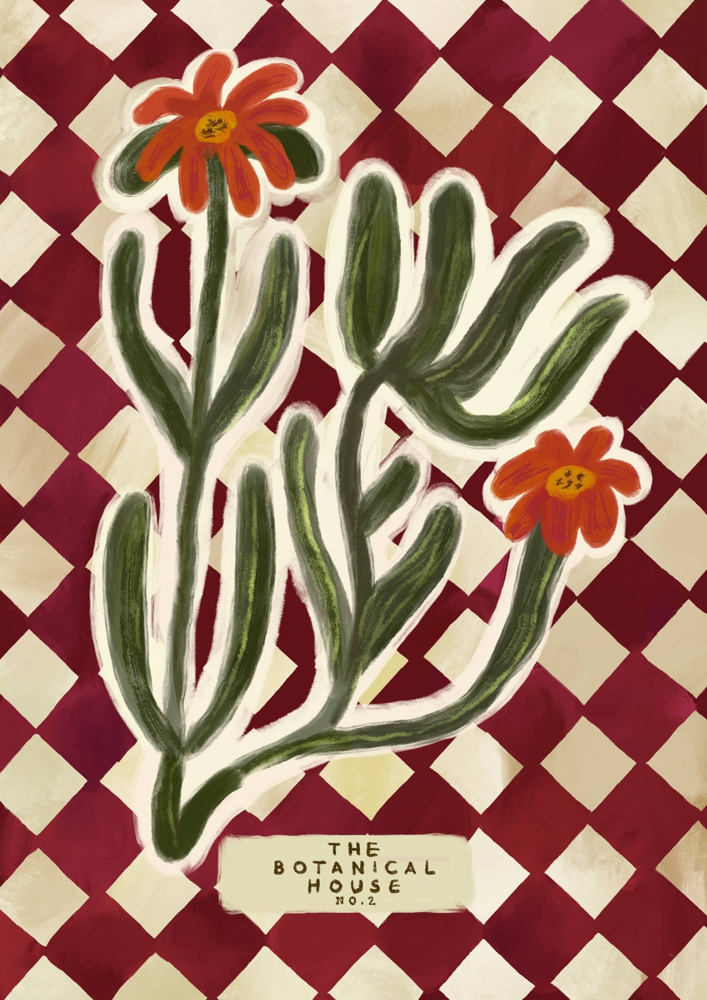Wine Botanical - Kunsttrykk - A5