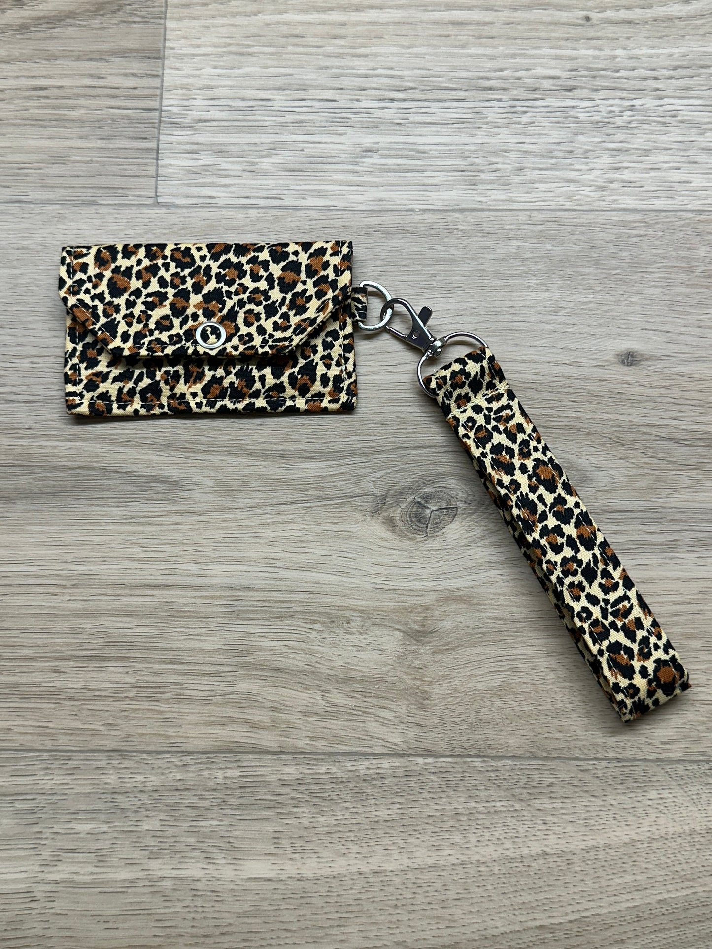 Leopard kortmappesett