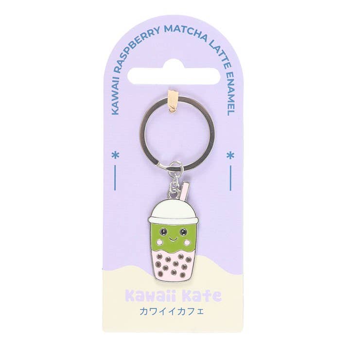 Matcha Boba Latte Nøkkelring