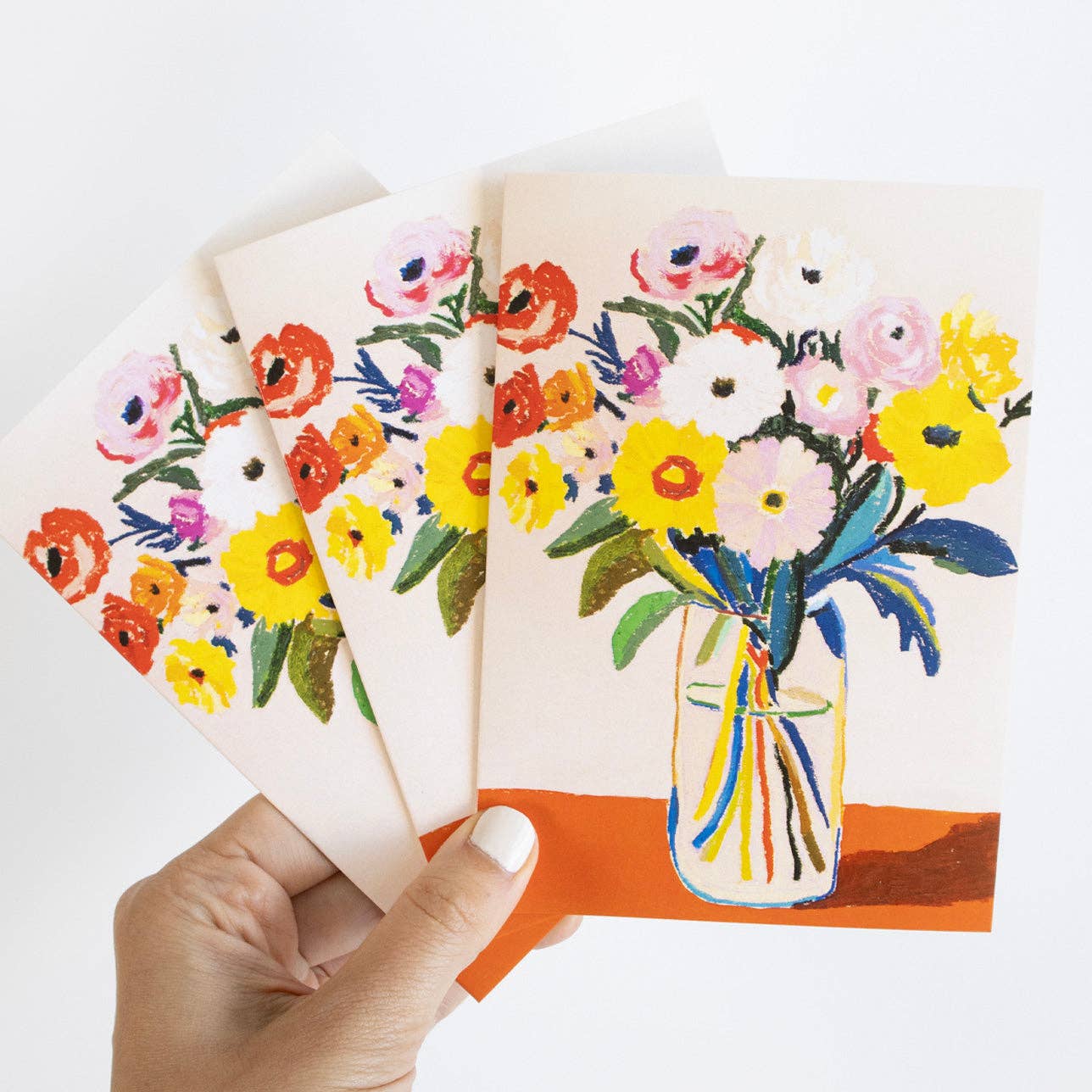 Blomsterbukett Kort