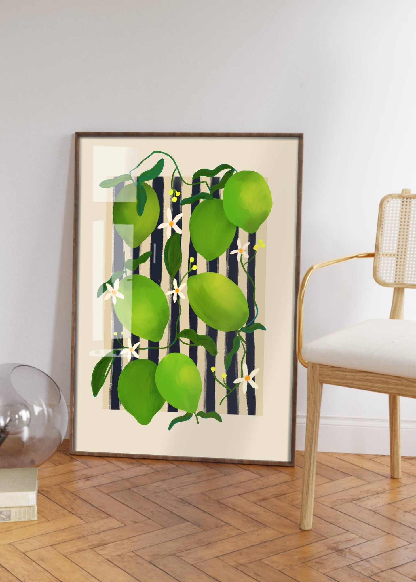 Lime Frukmarked - Kunsttrykk - A3