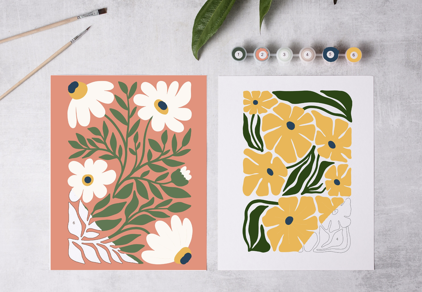Field of Daisies Paint-By-Numbers Sett