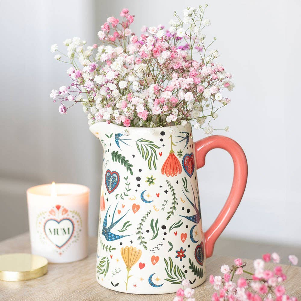 Naturprint Blomstervase