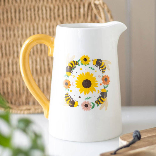 Blomstervase Med Blomster & Bier