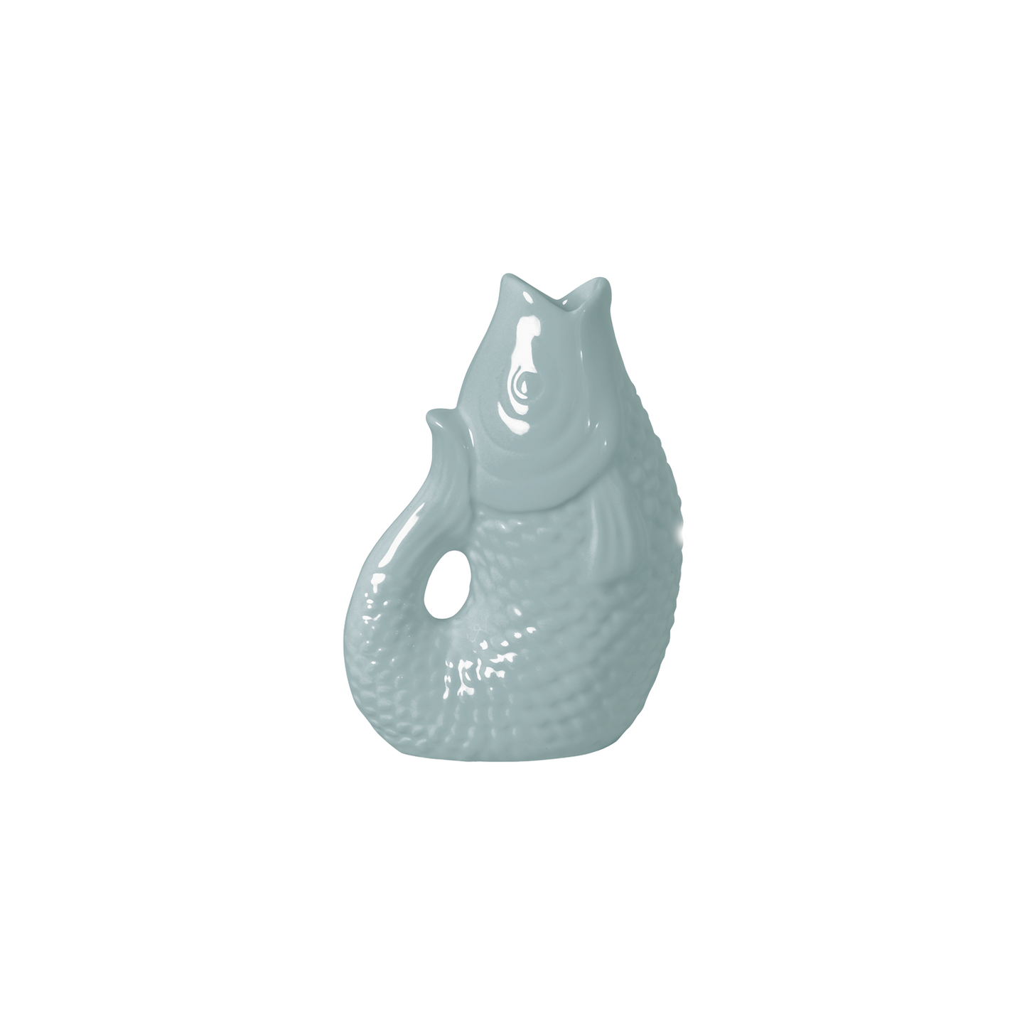 Liten Blå Fisk Vase