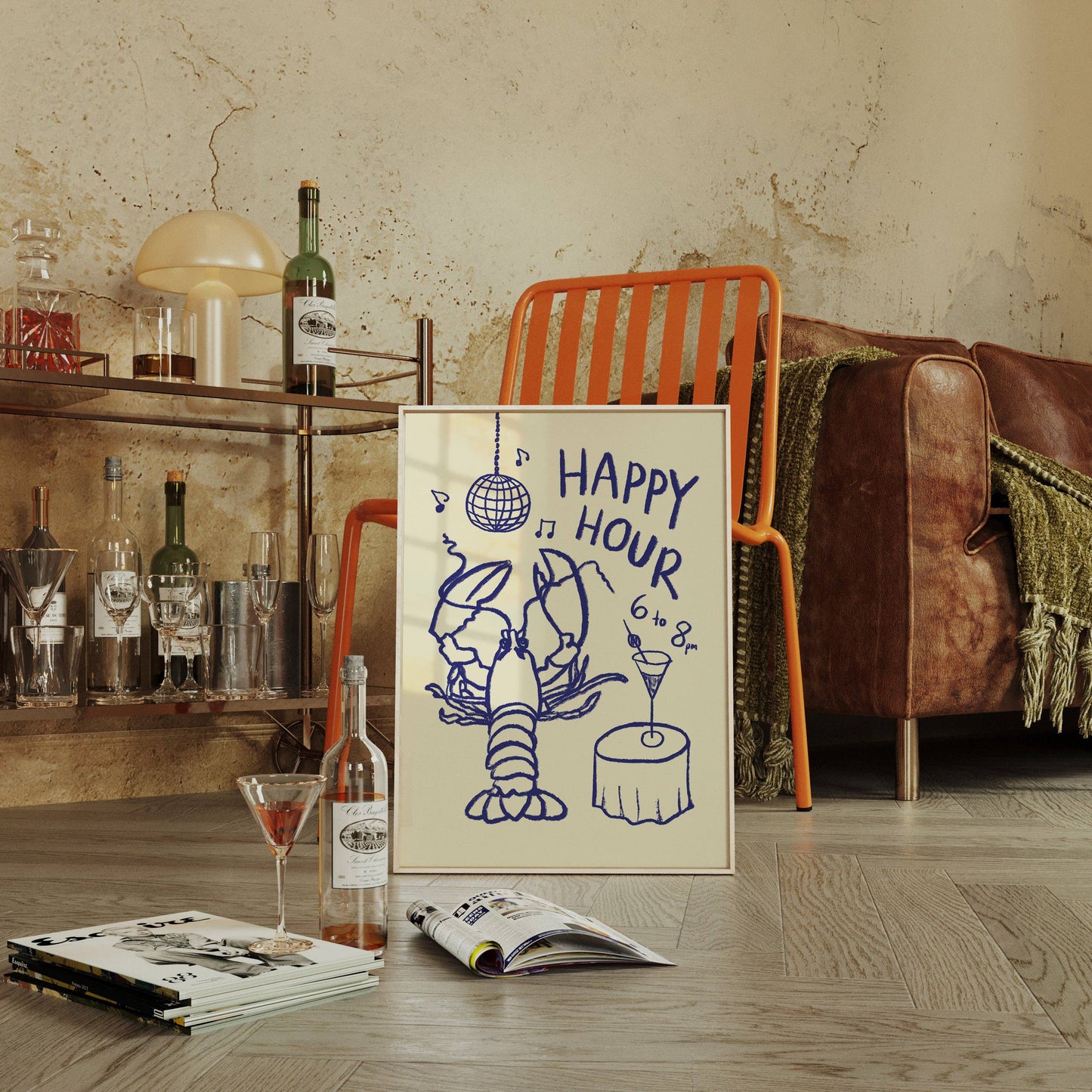 Happy Hour - A5 - Kunsttrykk