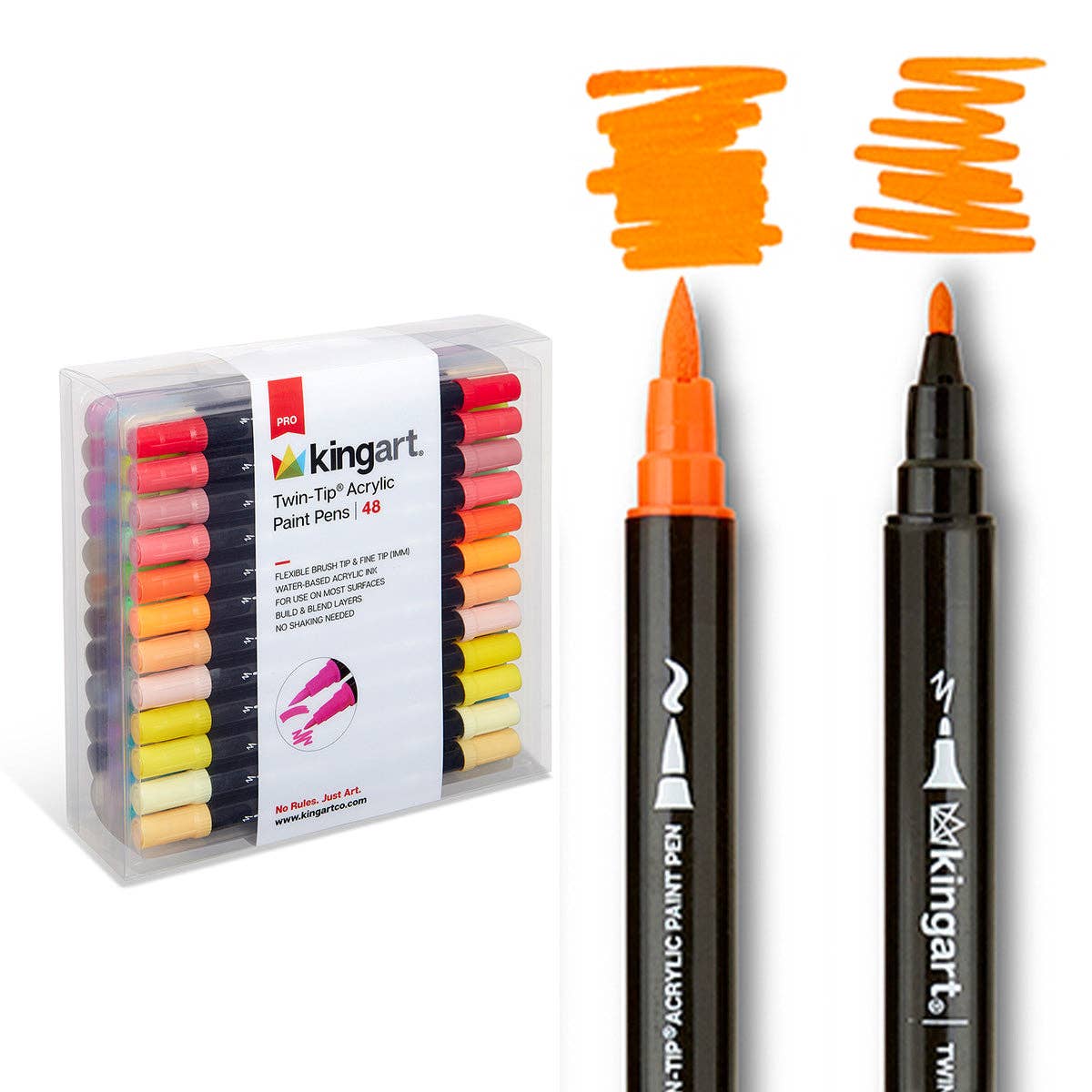 PRO Twin-Tip™ Akryltusjer - 48 Farger