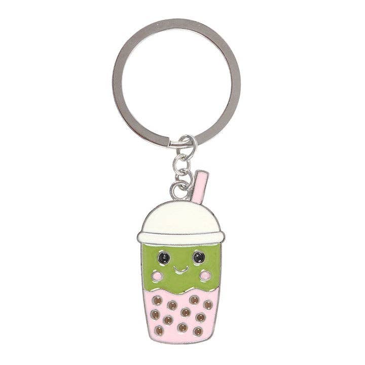 Matcha Boba Latte Nøkkelring