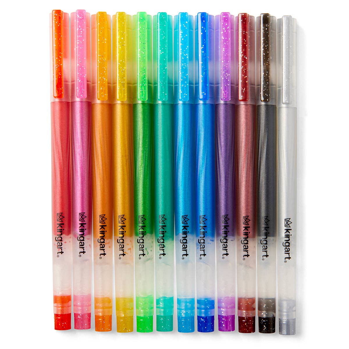 Glitter Gelpenner - 12-pk